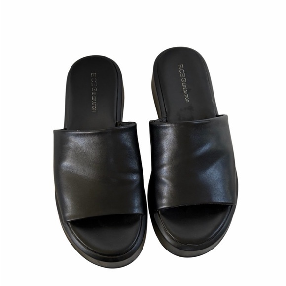 BCBGeneration Shoes - Farah Black Men's Slide Sandals